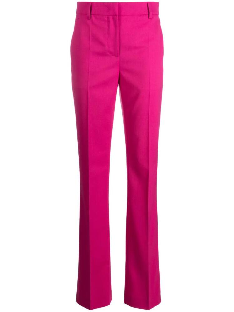 MOSCHINO JEANS tailored-cut flared trousers - Pink Cover