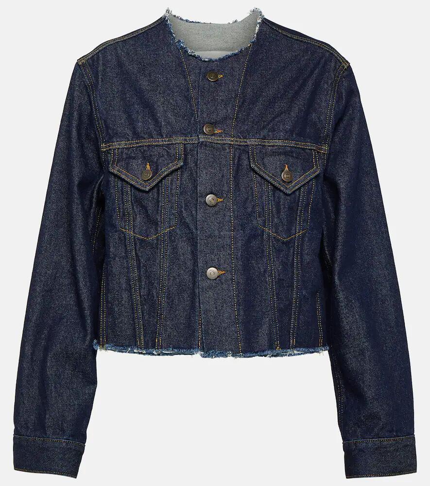 Maison Margiela Distressed denim jacket Cover