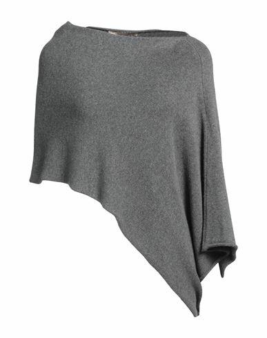 Iesse Woman Cape Grey Polyamide, Wool, Viscose, Cashmere Cover