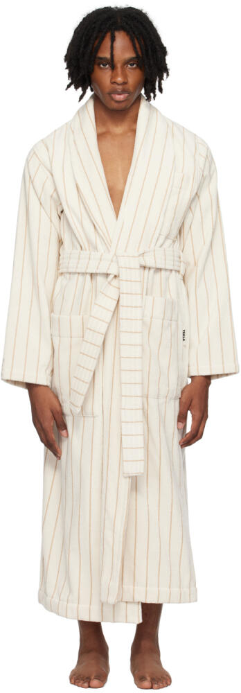 Tekla Off-White Classic Bathrobe Cover