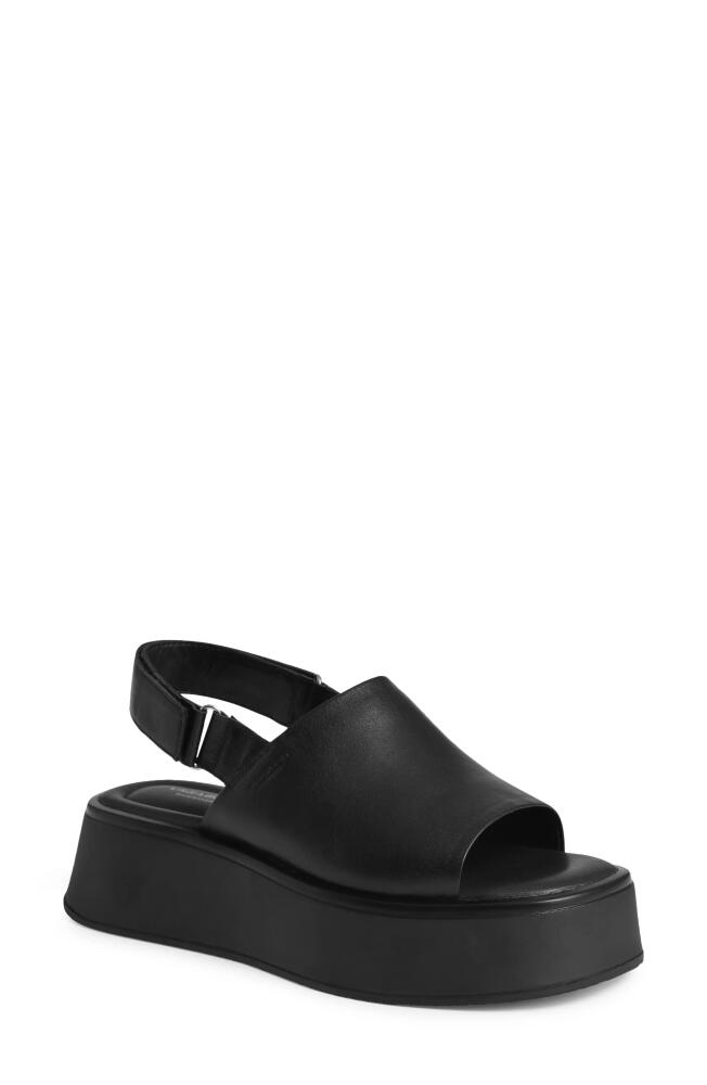 Vagabond Shoemakers Courtney Slingback Platform Sandal in Black/Black Cover