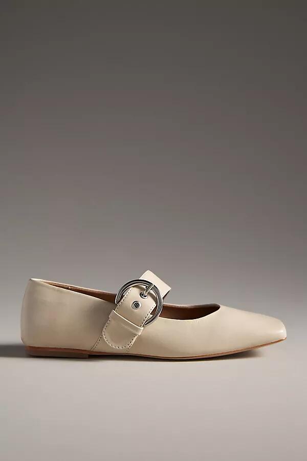 By Anthropologie Square-Toe Mary Jane Flats Cover