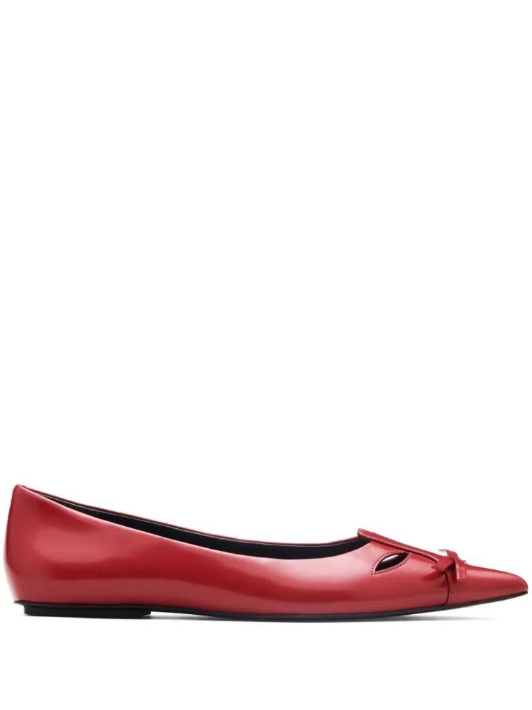 Marc Jacobs The Kat ballerina shoes - Red Cover