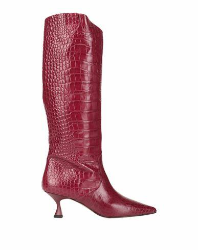 Mychalom Woman Boot Garnet Soft Leather Cover