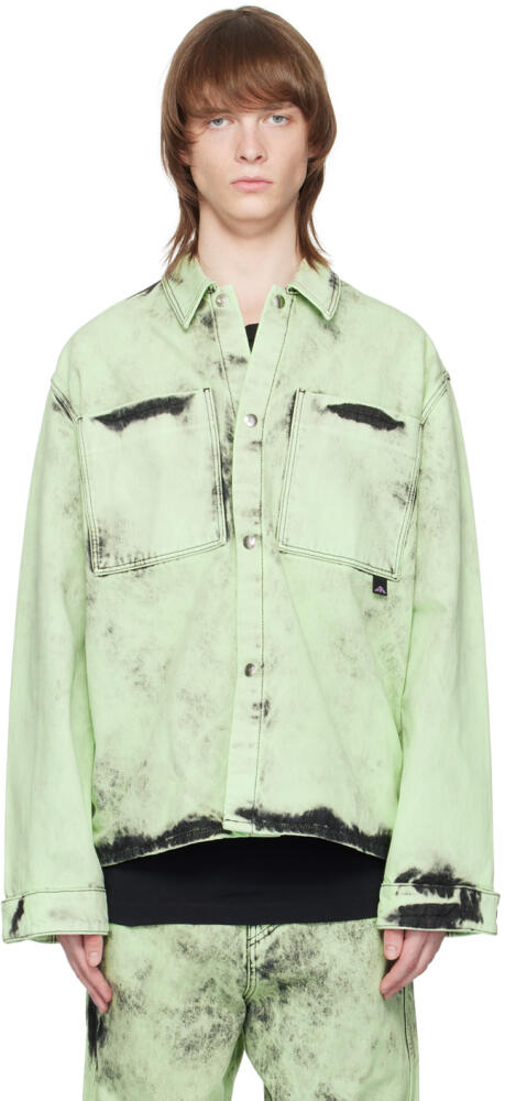 OAMC Green Sentinel Denim Shirt Cover