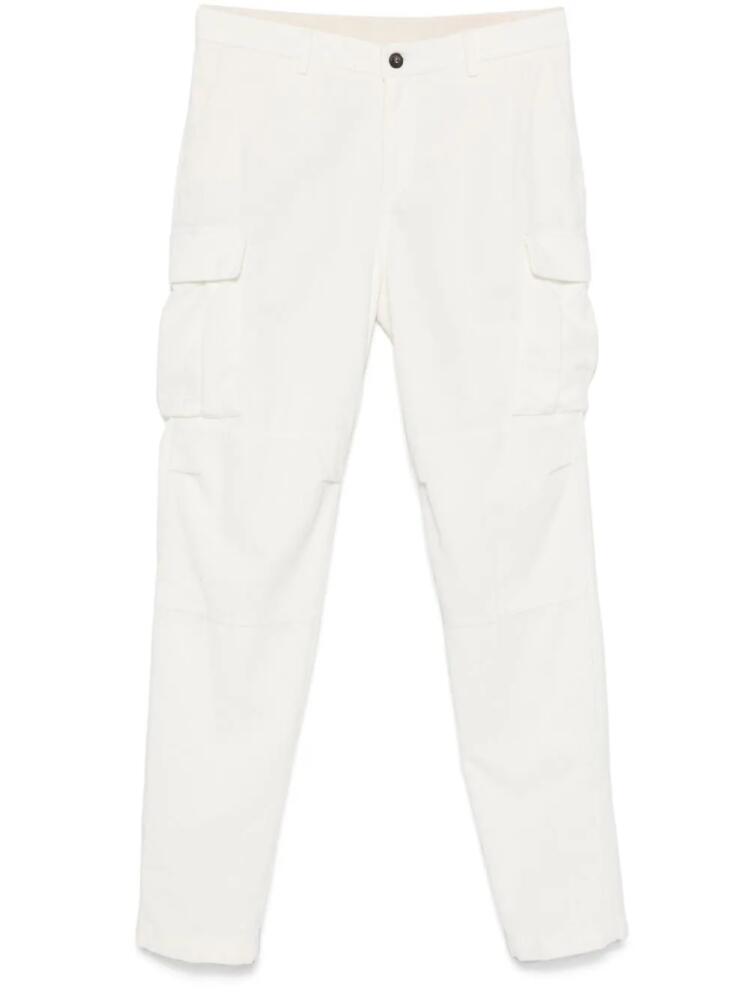 Eleventy corduroy cargo pants - White Cover