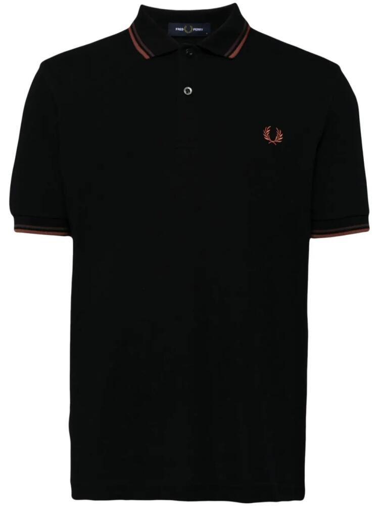 Fred Perry cotton polo shirt - Black Cover