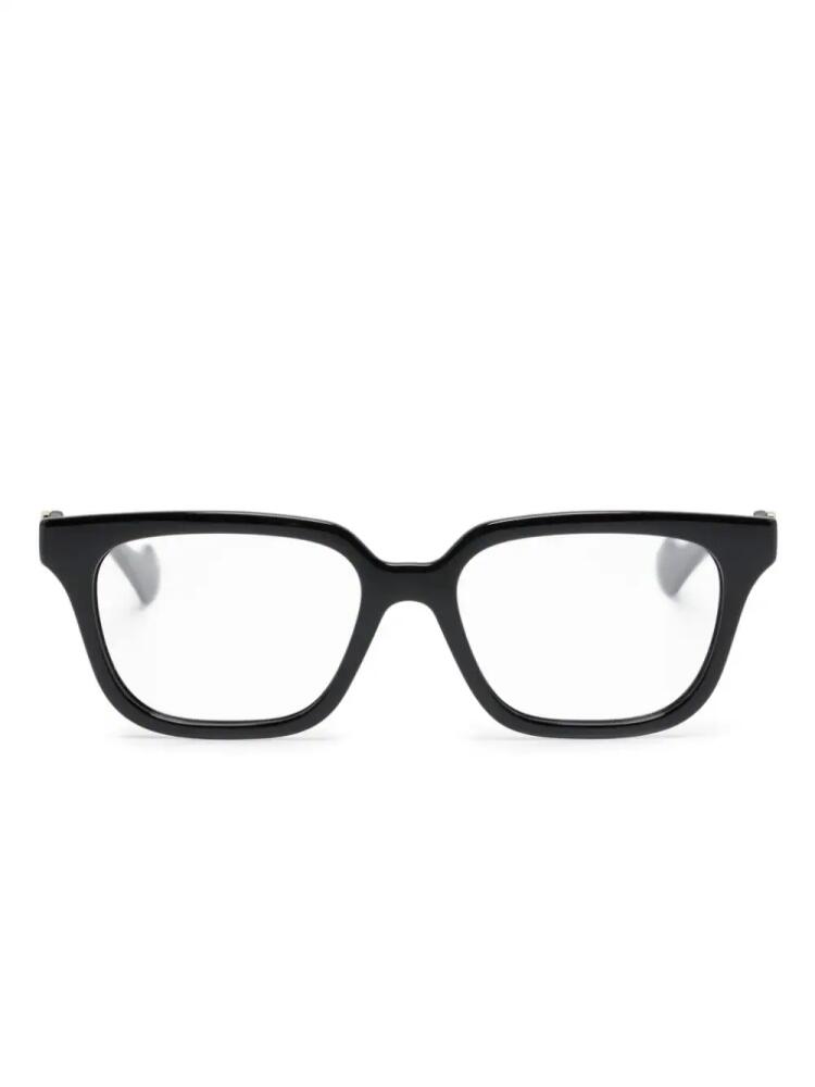 Gucci Eyewear Double G square-frame glasses - Black Cover