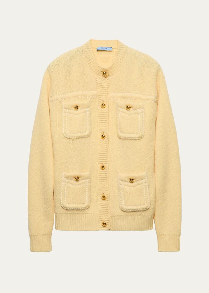 Prada Oversized Cashmere Cardigan Cover