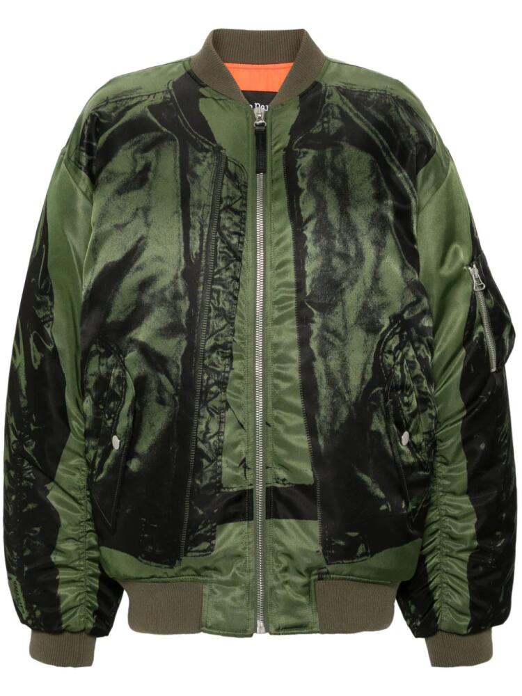 Jean Paul Gaultier The Trompe l'oeil bomber jacket - Green Cover