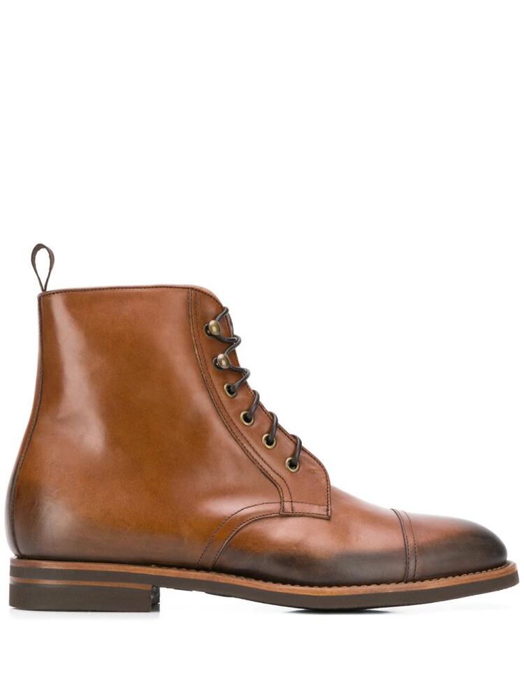 Scarosso Paolo Caramello lace-up boots - Brown Cover