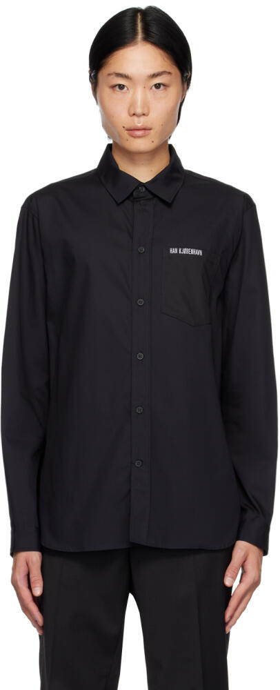 Han Kjobenhavn Black Regular Fit Shirt Cover