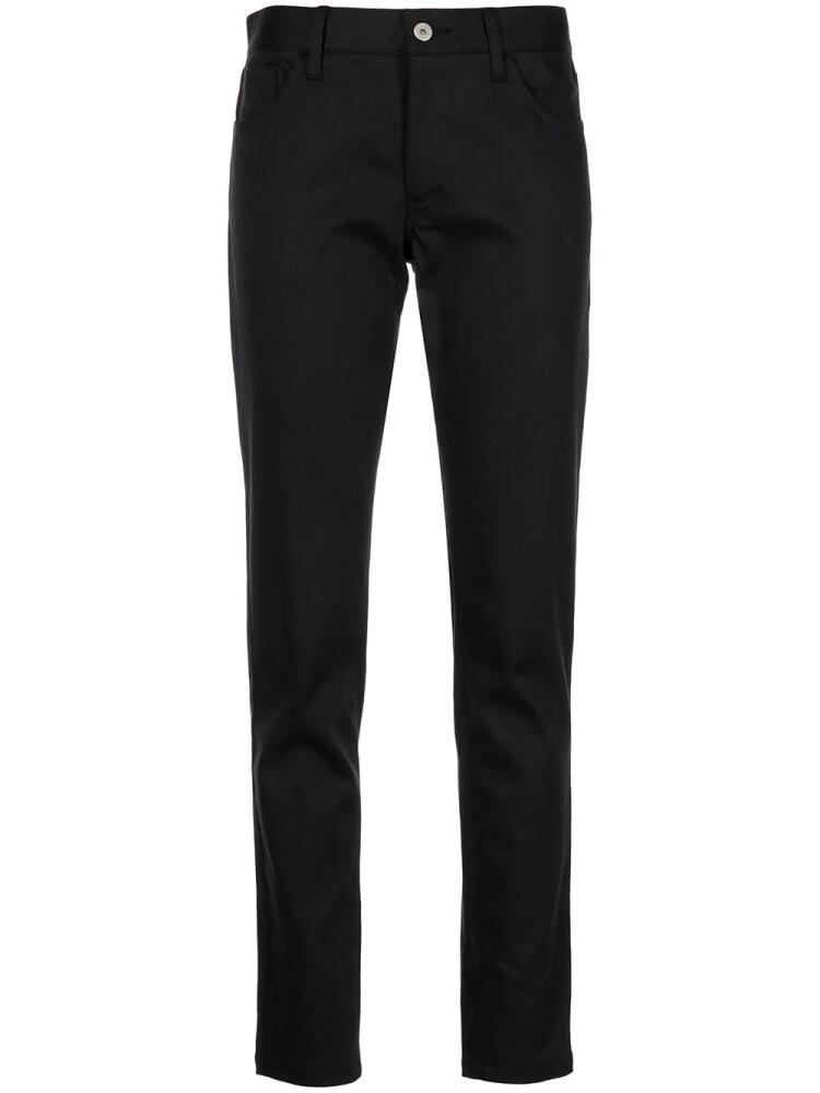 Junya Watanabe buttoned slim-fit trousers - Black Cover