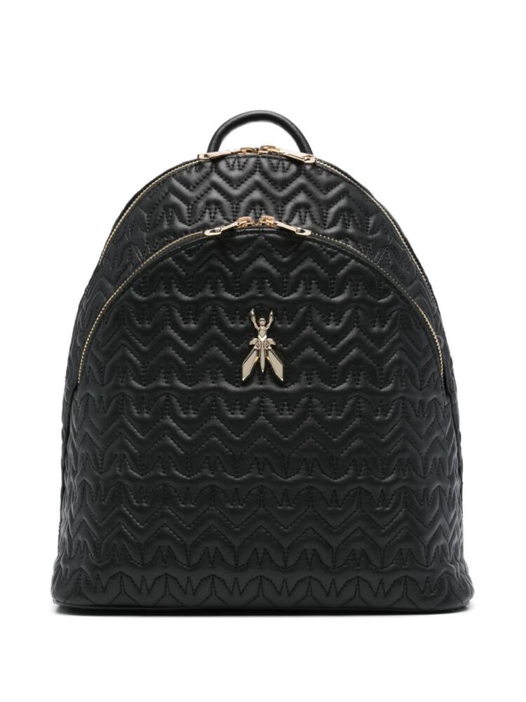 Patrizia Pepe quilted leather backpack - Black Cover