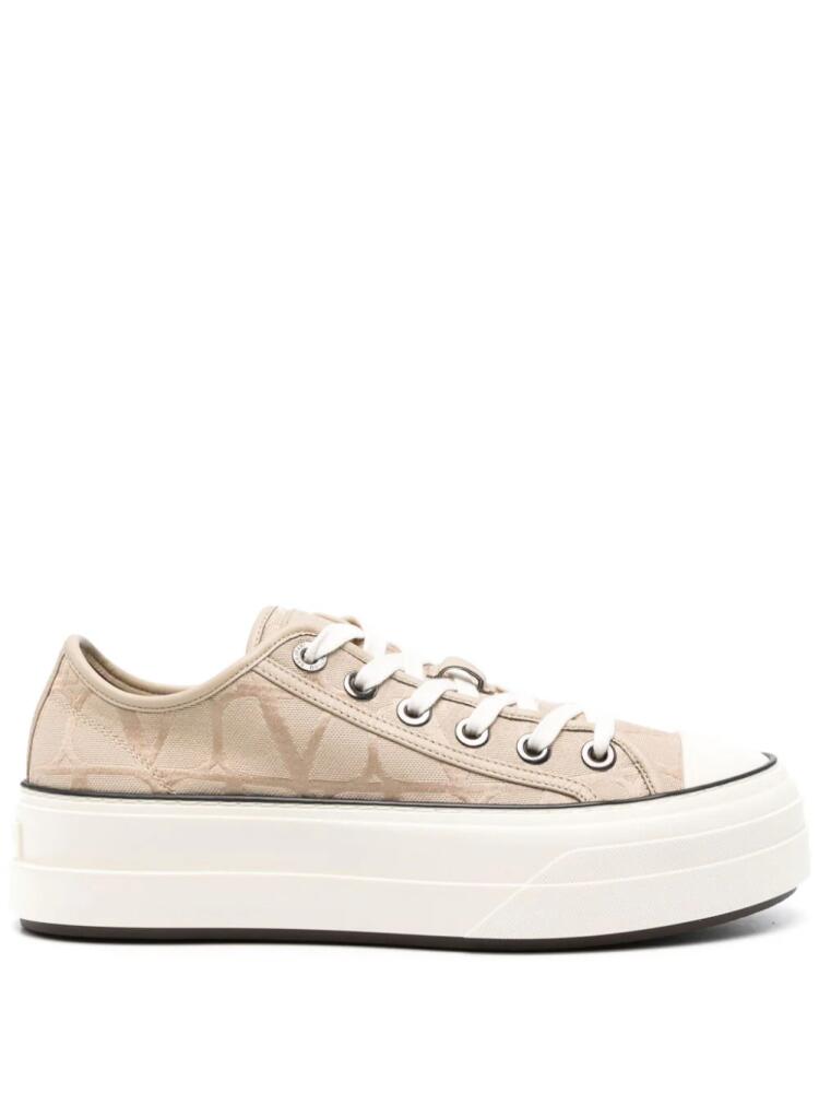 Valentino Garavani Totaloop platform sneakers - Neutrals Cover