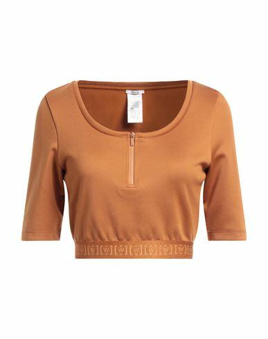 Wolford Woman T-shirt Camel Polyamide, Cotton Cover