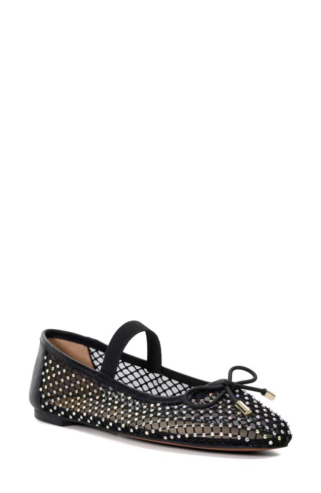 Dune London Happening Mary Jane Flat in Black Cover