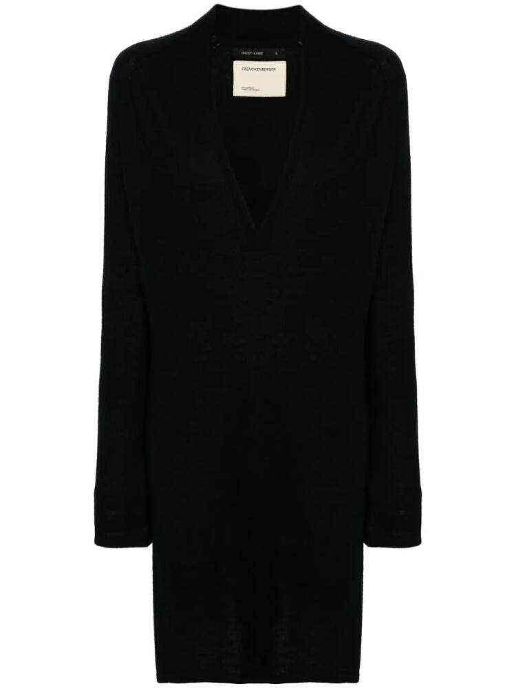 Frenckenberger fine-knit cashmere dress - Black Cover