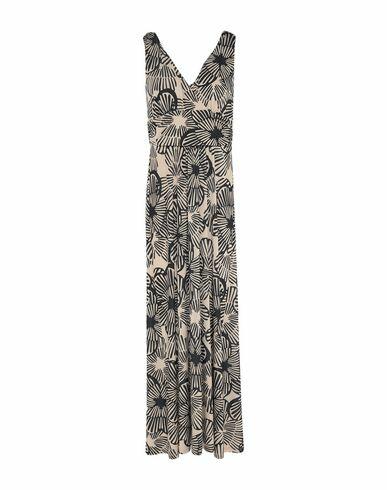 Seventy Sergio Tegon Woman Maxi dress Beige Polyester, Elastane Cover