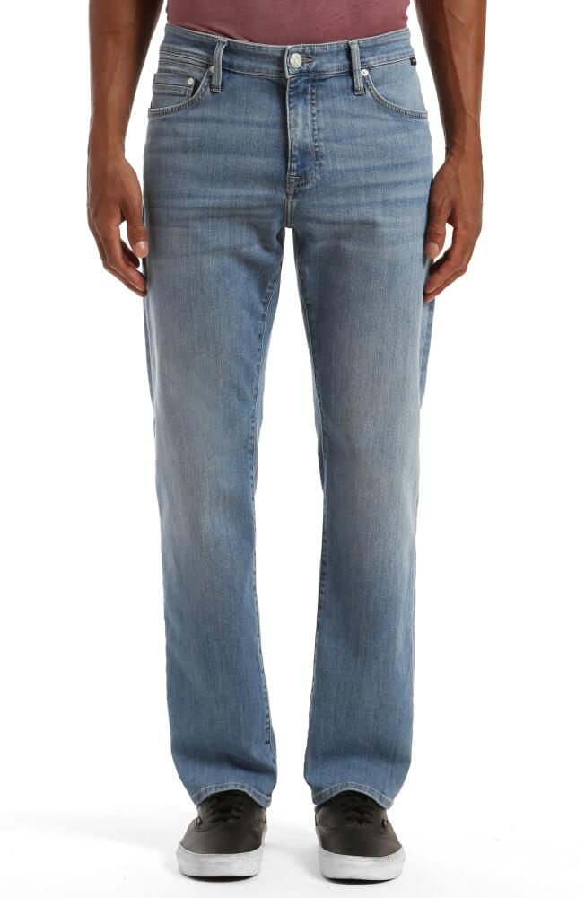 Mavi Jeans Zach Straight Leg Jeans in Light Brushed Williamsburg Cover