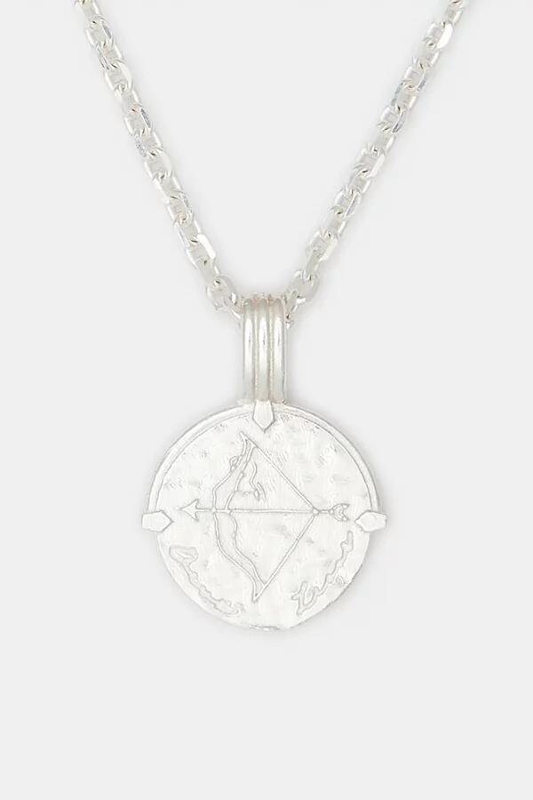 Deux Lions Jewelry Sterling Silver Zodiac Necklace in Sagittarius Cover