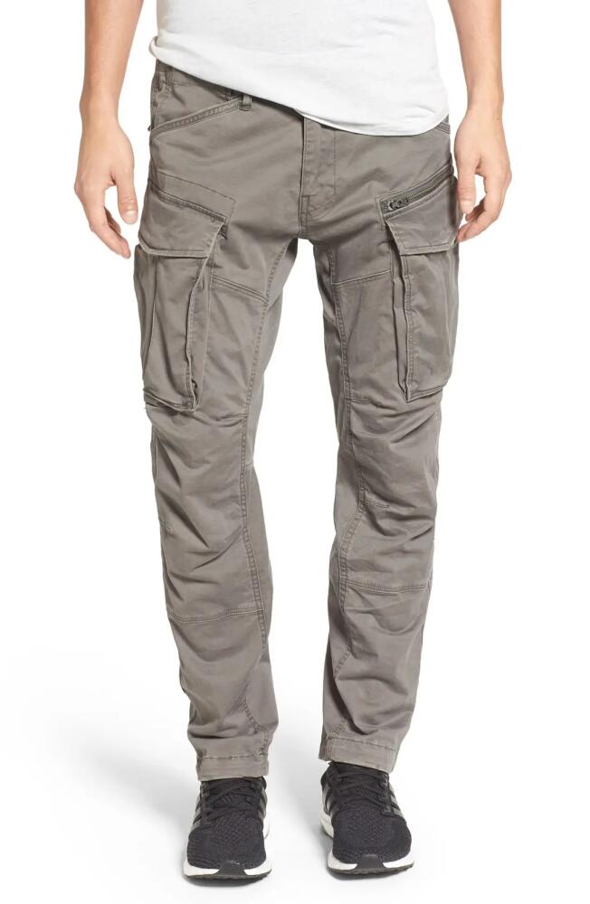 G-Star RAW Rovik Tapered Fit Cargo Pants in Dnugs Grey Cover