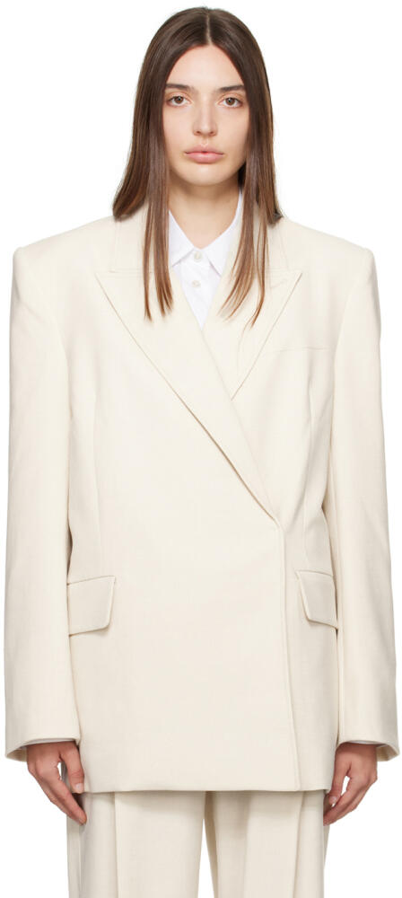 CAMILLA AND MARC Off-White Armand Blazer Cover