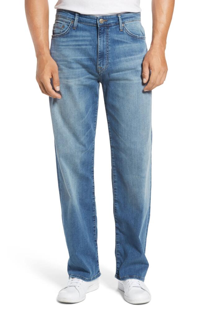 Mavi Jeans Max Relaxed Fit Jeans in Mid Indigo Williamsburg Cover