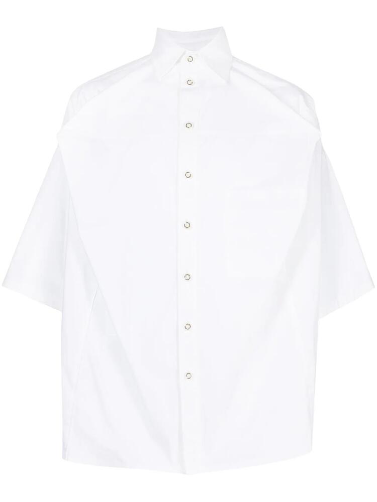 Natasha Zinko button-up short-sleeved shirt - White Cover