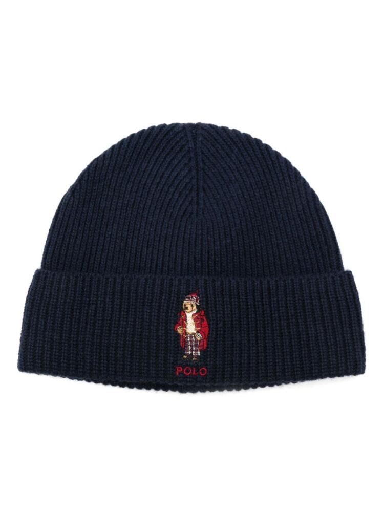 Polo Ralph Lauren Polo Bear-motif beanie hat - Blue Cover