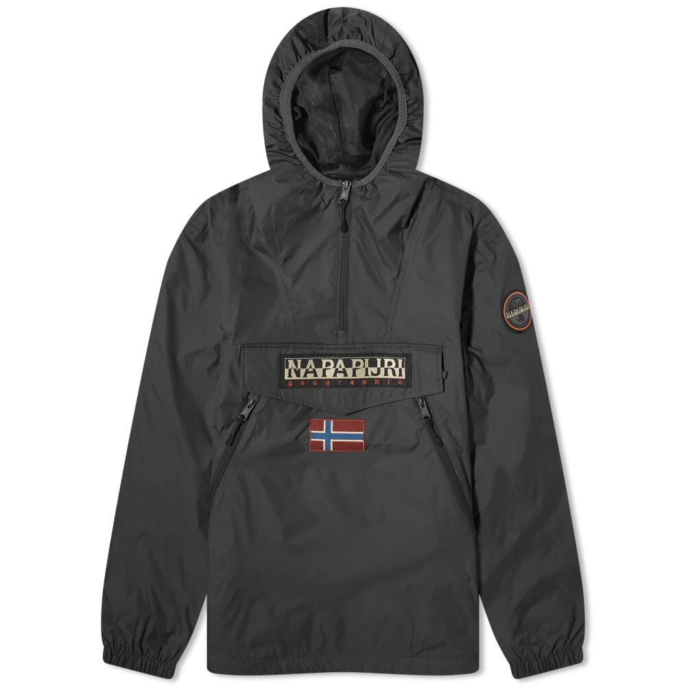 Napapijri Men's Lightweight Rainforest Jacket in Black Cover