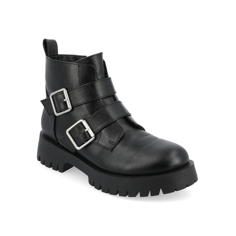 Journee Collection Maebry Combat Boot | Women's | Black Cover