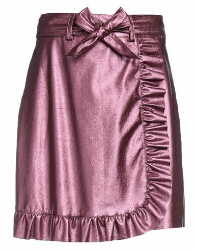 Kaos Jeans Woman Mini skirt Garnet PES - Polyethersulfone, Polyurethane Cover