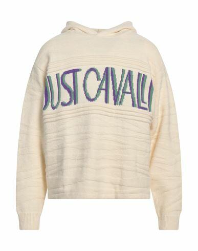 Just Cavalli Man Sweater Ivory Polyamide, Acrylic, Cotton, Wool, Synthetic fibers Cover