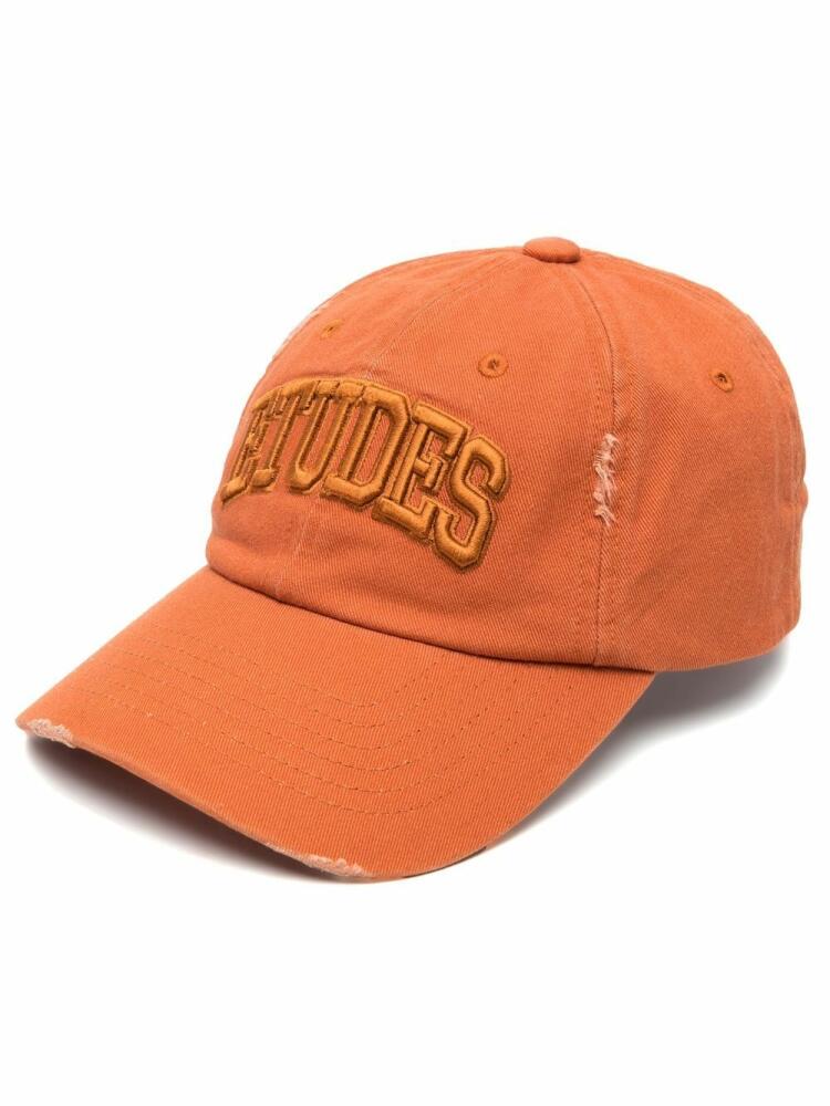 Etudes logo embroidered cap - Brown Cover