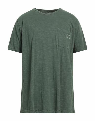 Guess Man T-shirt Green Organic cotton Cover