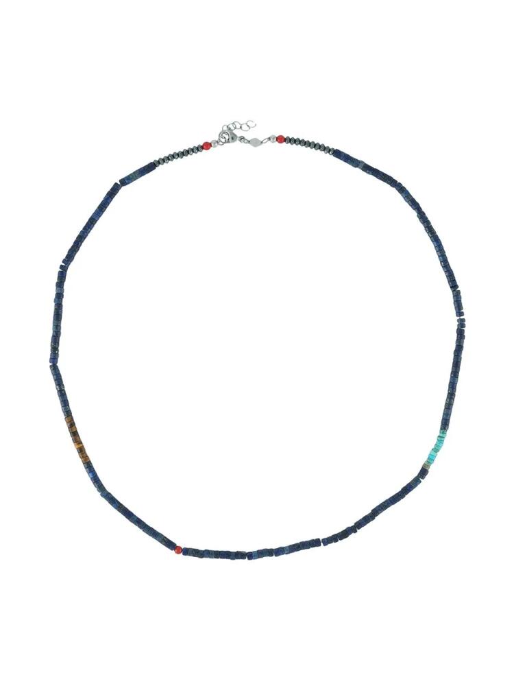 Nialaya Jewelry Heishi lapis bead necklace - Blue Cover