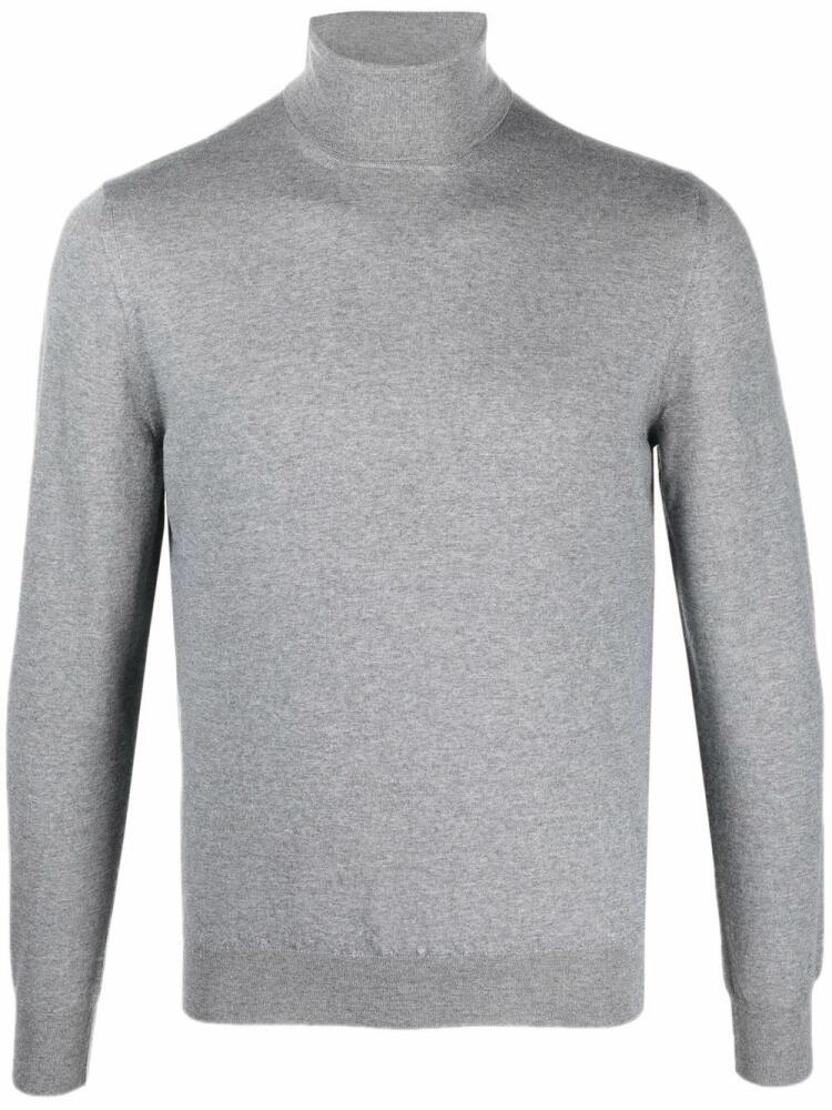 Corneliani knitted polo-neck jumper - Grey Cover