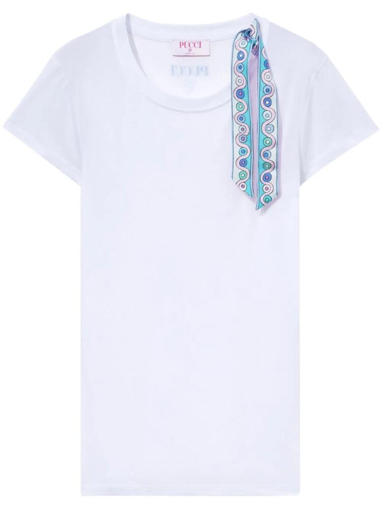 PUCCI Iride-print cotton T-shirt - White Cover