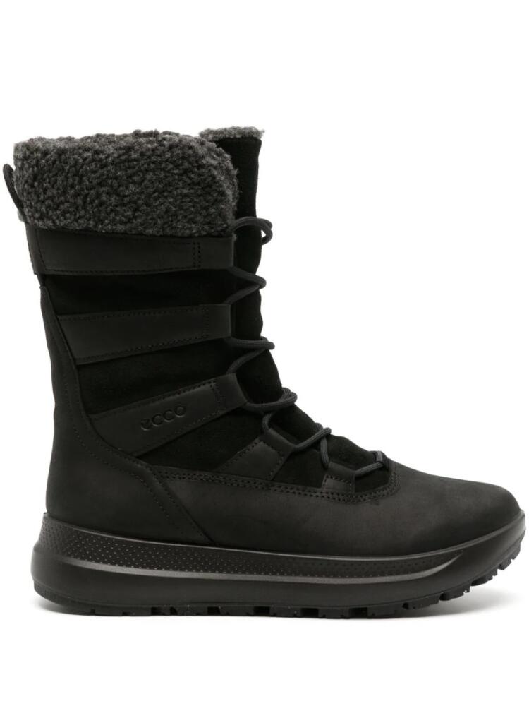 ECCO Solice insulated leather boots - Black Cover