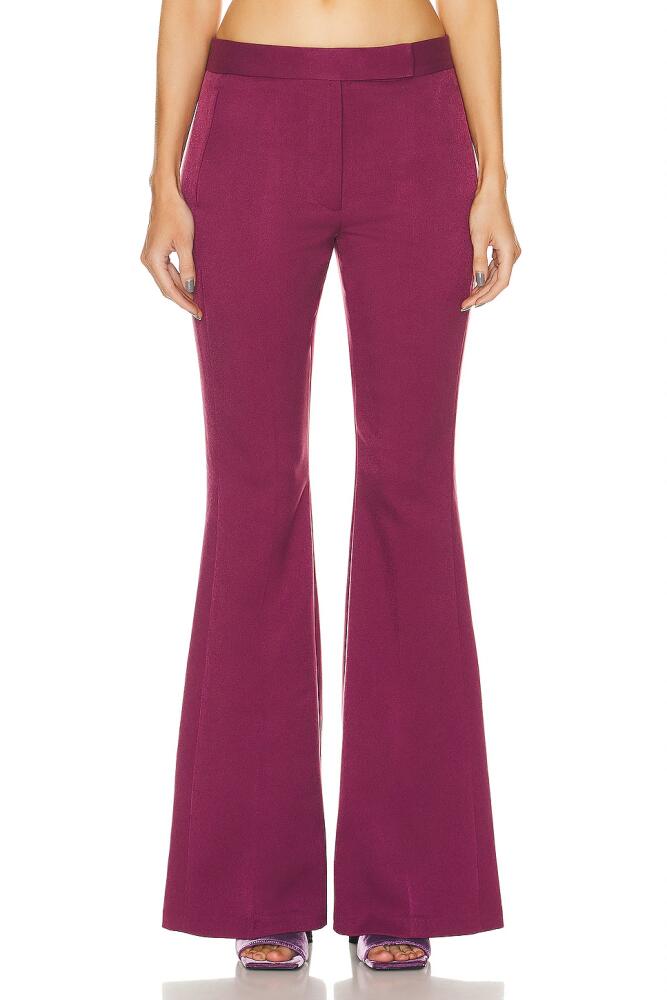 RTA Flared Trouser in Burgundy Cover