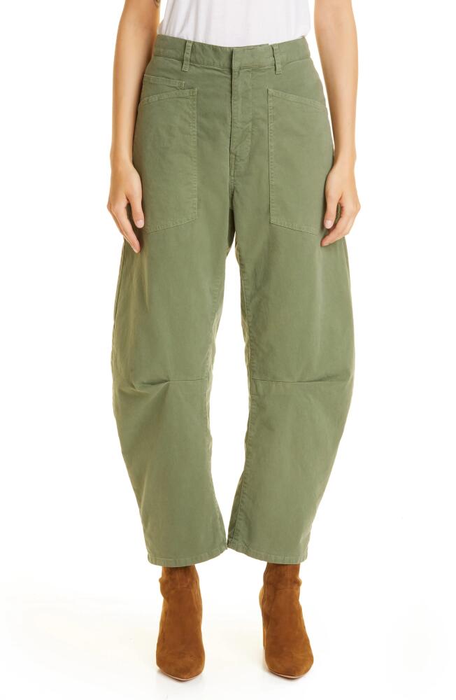 Nili Lotan Shon Stretch Cotton Pants in Camo Cover