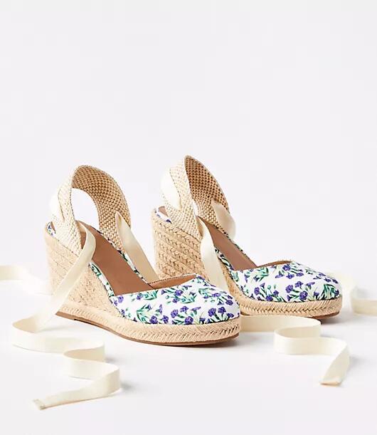 Loft Floral Espadrille Wedges Cover