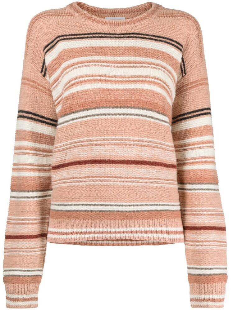 See by Chloé horizontal stripe-pattern jumper - Pink Cover