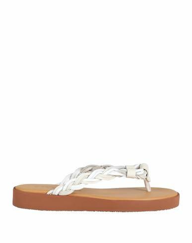 See By Chloé Woman Thong sandal Off white Calfskin Cover