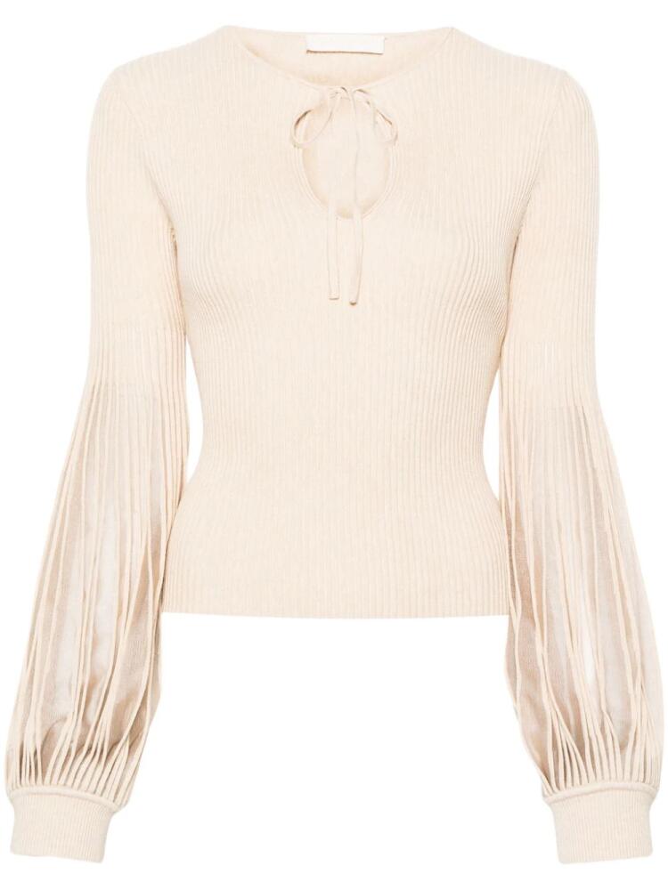 Ulla Johnson Lenora ribbed jumper - Neutrals Cover