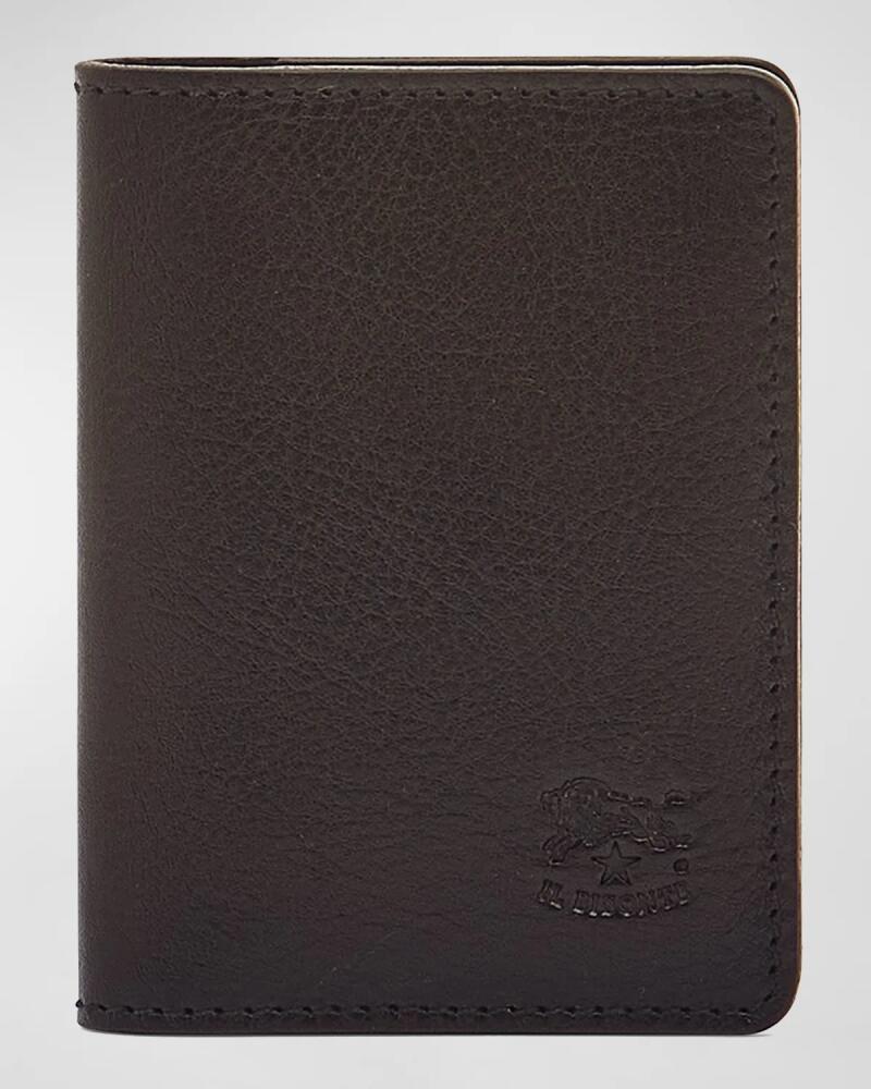 Il Bisonte Men's Vachetta Leather Bifold Card Case Cover