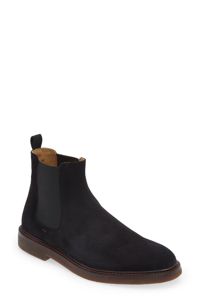 Brunello Cucinelli Suede Chelsea Boot in C101-Black Cover