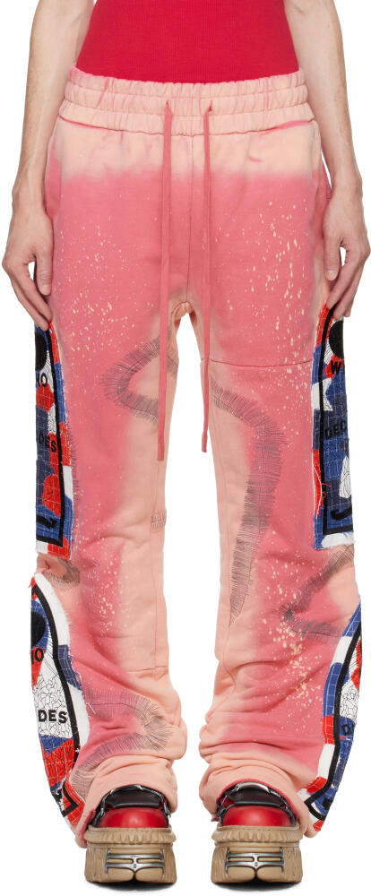 Who Decides War Pink Glory Sweatpants Cover