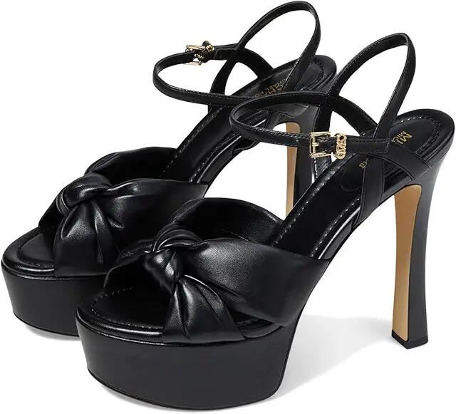 MICHAEL Michael Kors Elena Platform (Black) Women's Sandals Cover